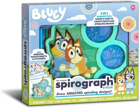 Spirograph Cyclex Studio Bluey